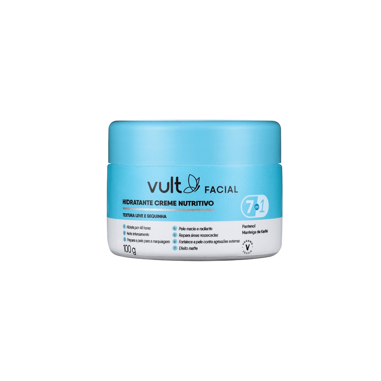 Hidratante Facial Vult Nutritivo 7 em 1 100g
