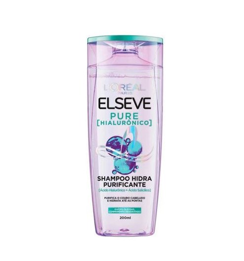 Shampoo Elseve Pure Hialurônico Hidra Purificante 200ml