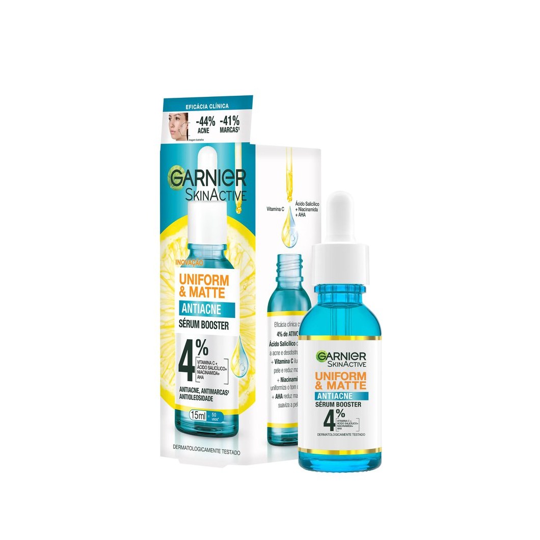 Sérum Facial Garnier Uniform & Matte Antiacne 15ml