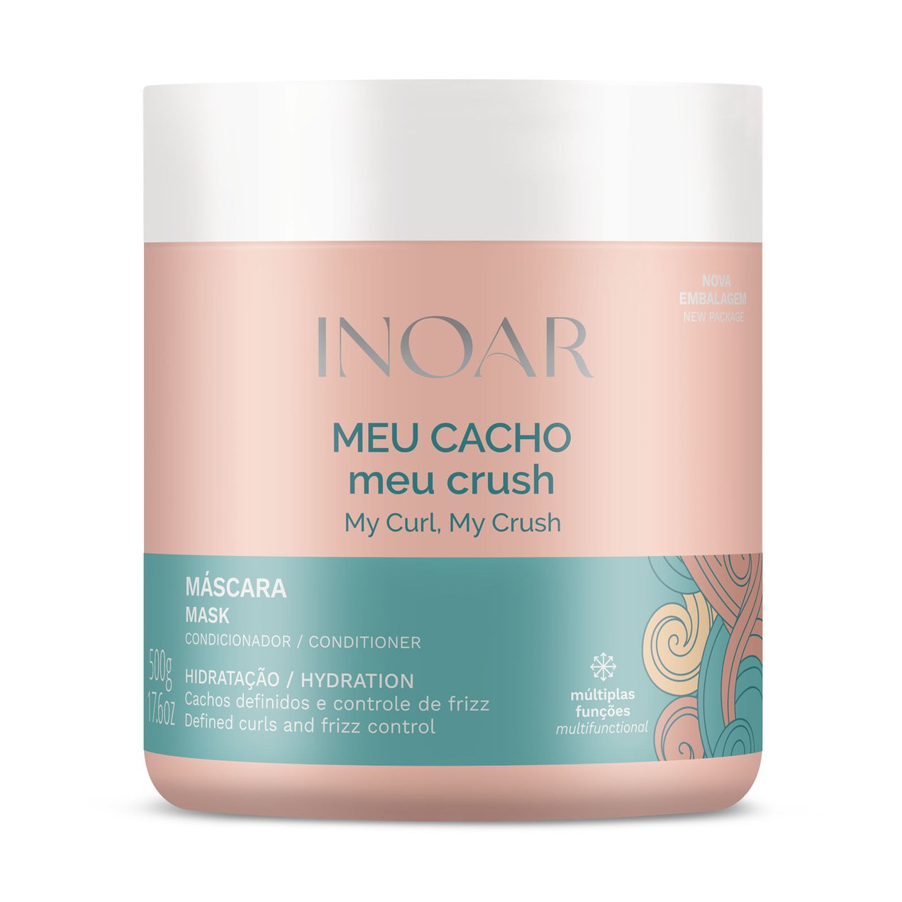 Máscara Capilar Inoar Meu Cacho Meu Crush 500g