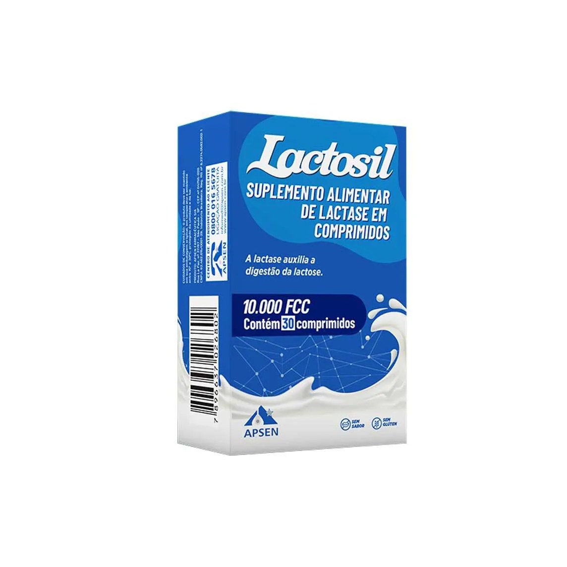 Lactosil 10.000 FCC Lactase 30 comprimidos
