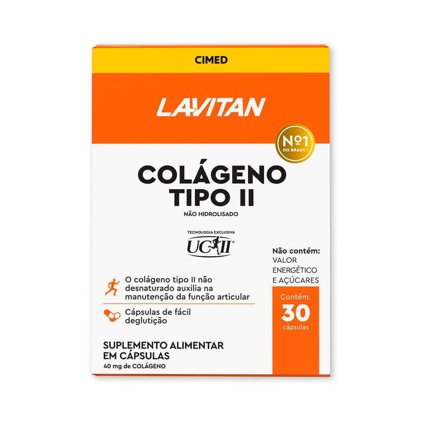 Lavitan Colágeno Tipo II 30 Cápsulas