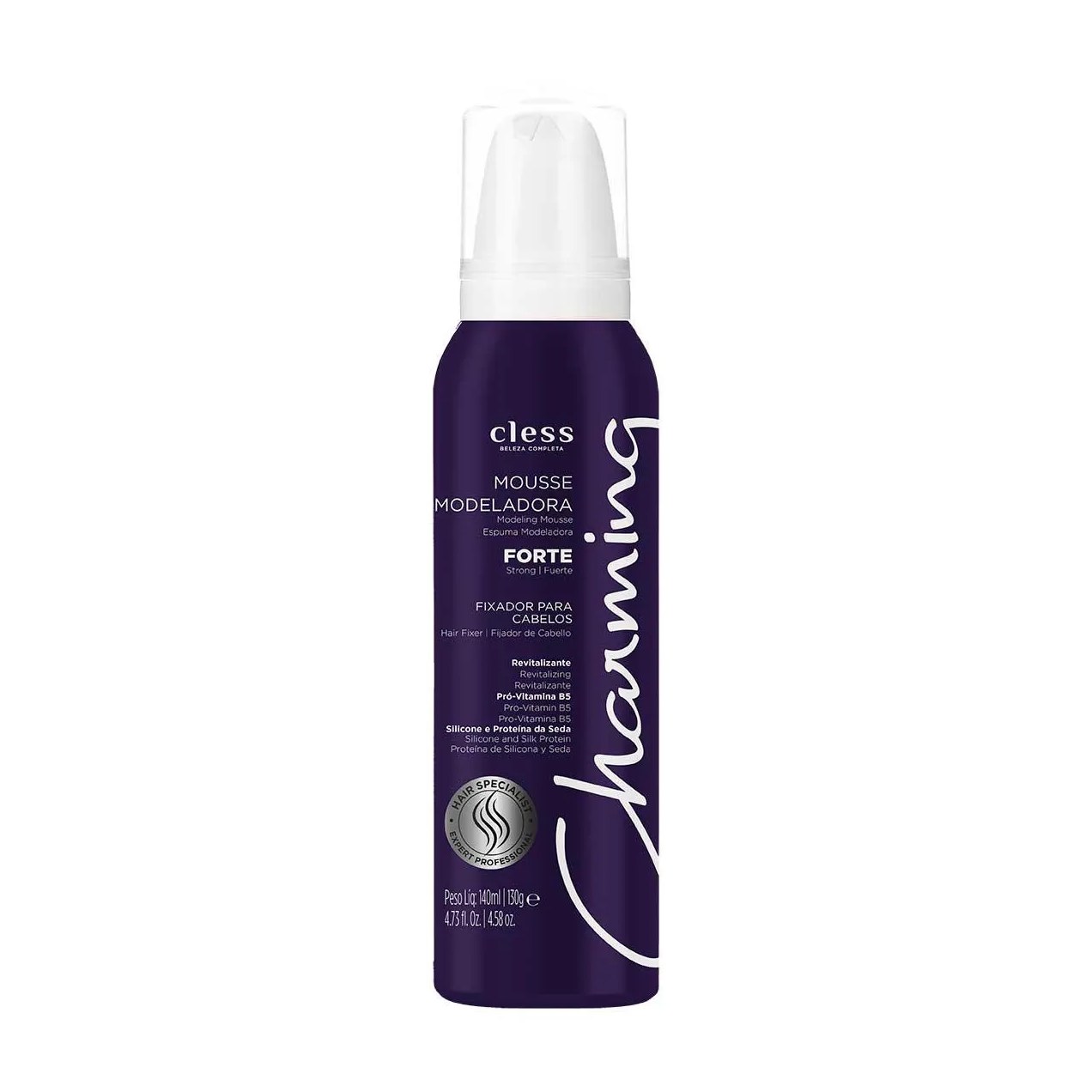 Mousse Modeladora Forte Charming com 140ml