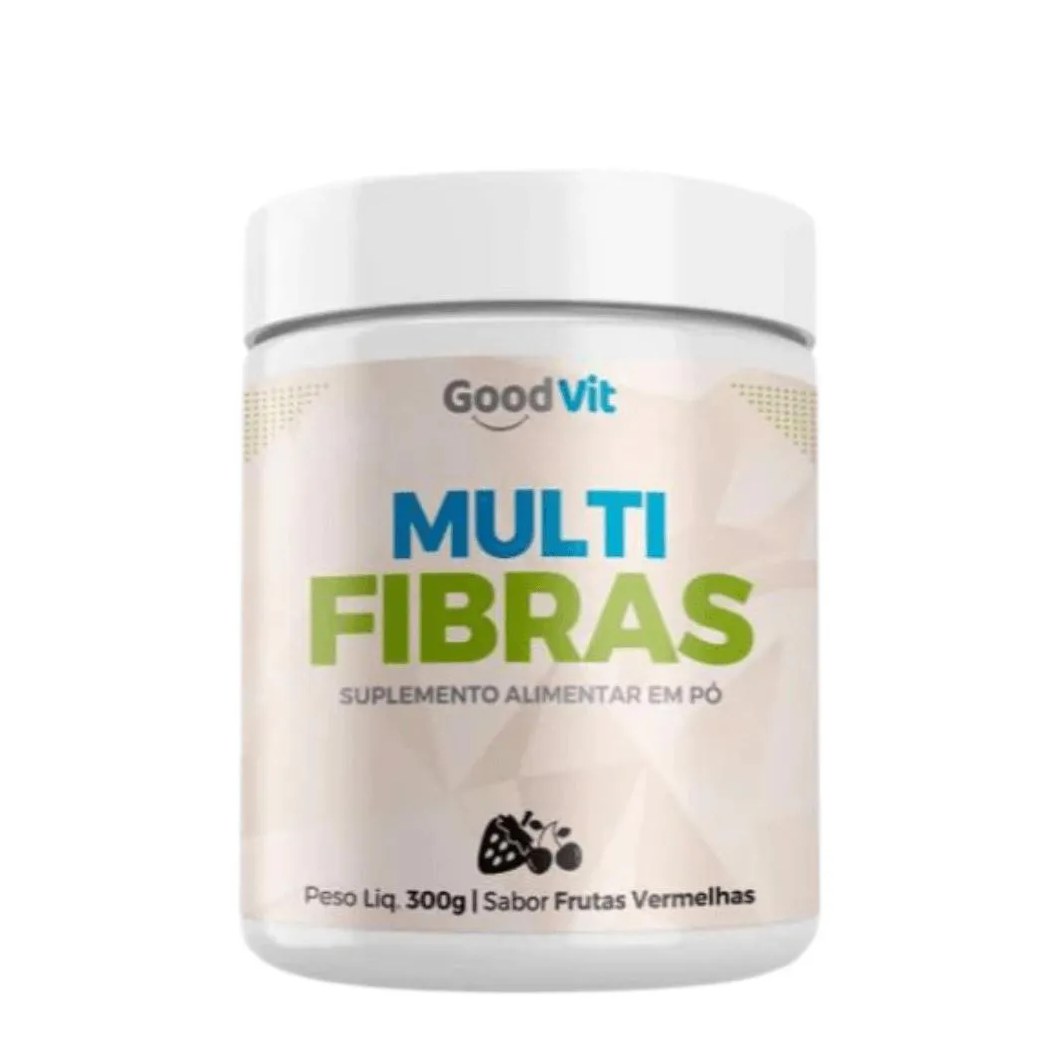 Multi Fibras 300G Sabor Frutas Vermelhas – Good Vit