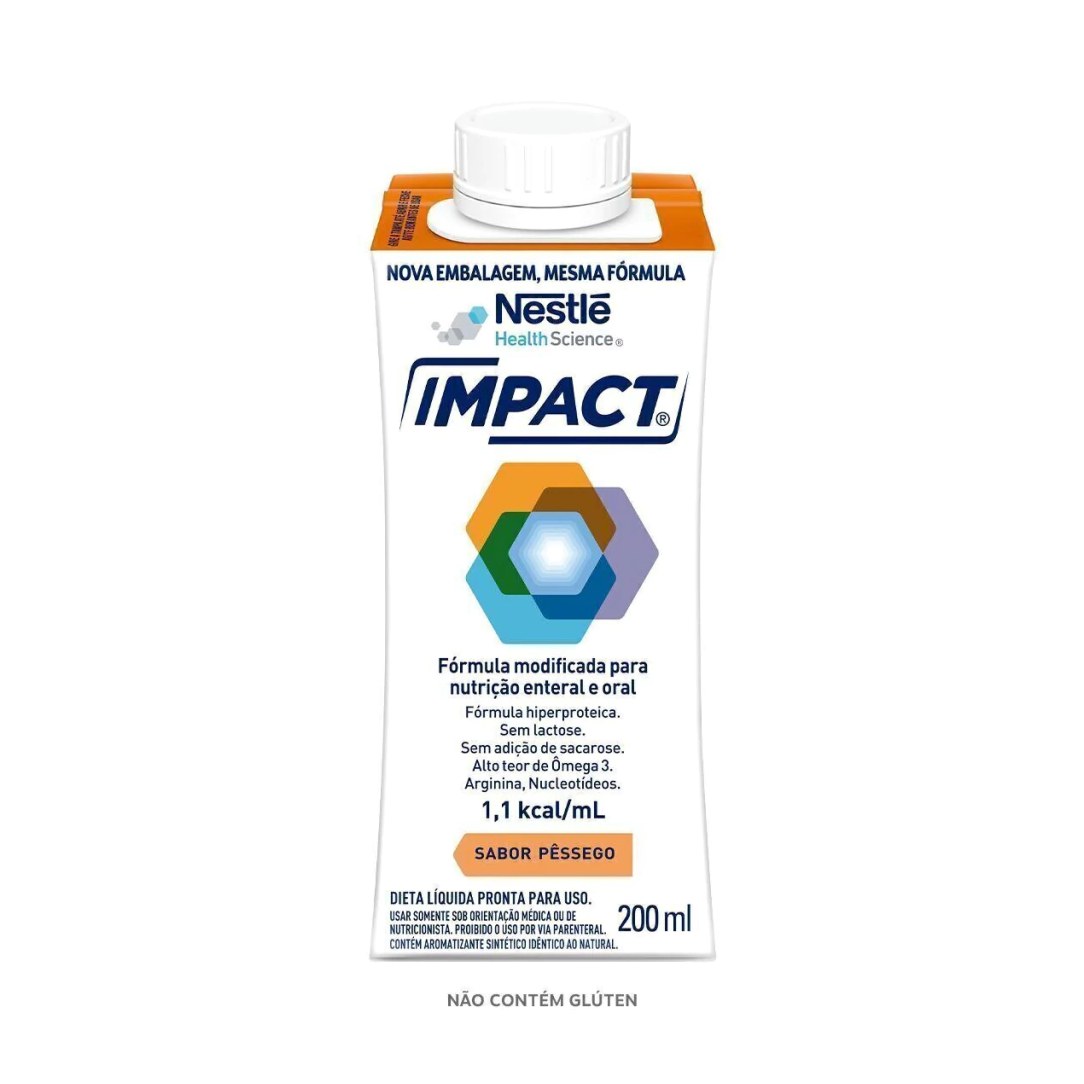 Nutrição Enteral E Oral Impact Pêssego 200Ml