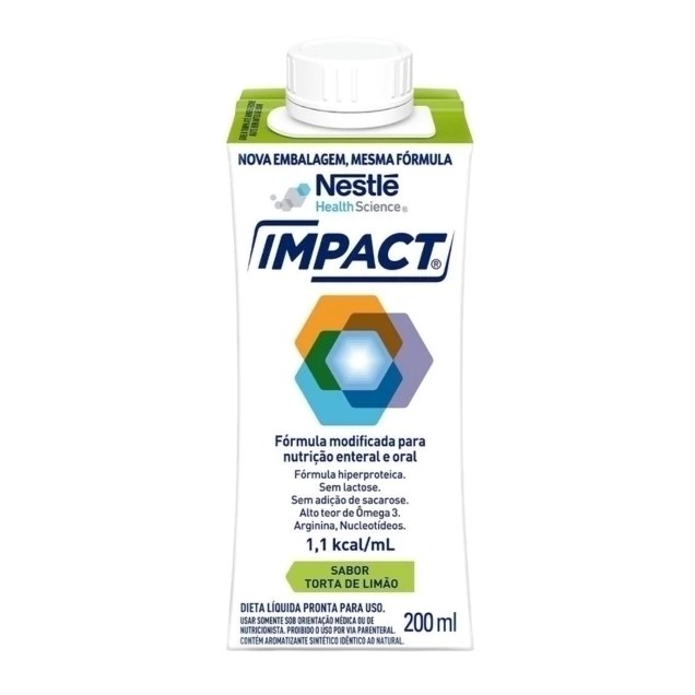 Nutrição Enteral E Oral Impact Torta De Limão 200Ml
