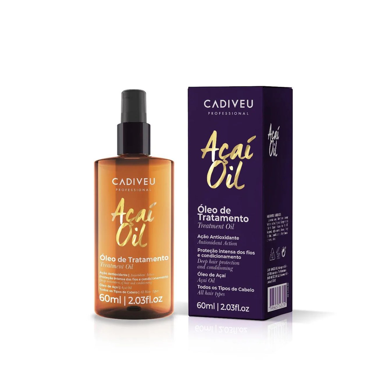 Óleo de Tratamento Cadiveu Professional Açaí Oil 60ml