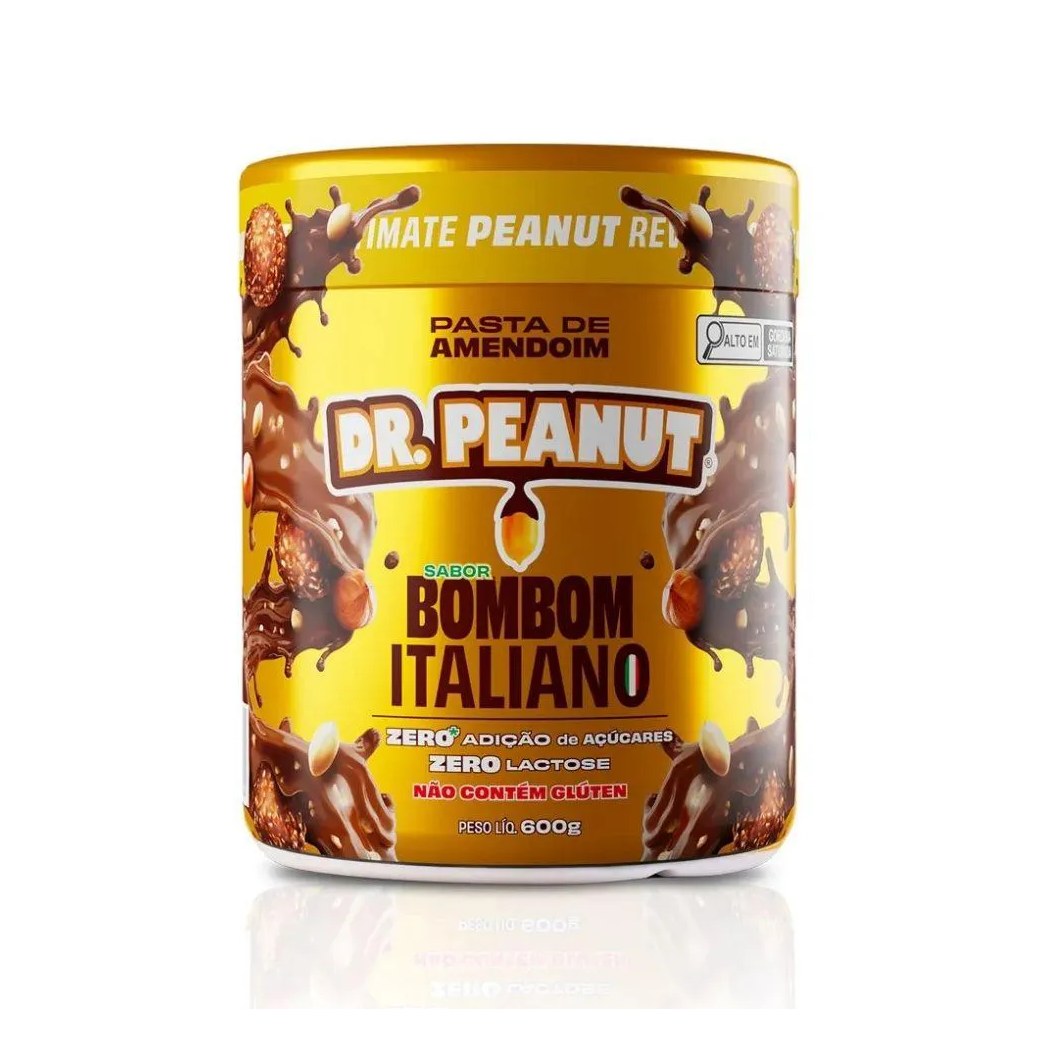 Pasta de Amendoim (600g) – Sabor: Bombom Italiano