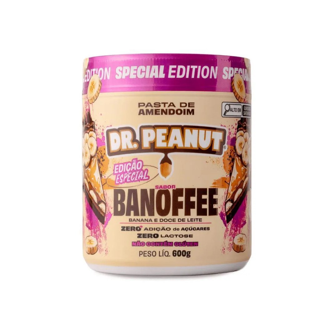 Pasta de Amendoim Dr Peanut Banoffee 600g