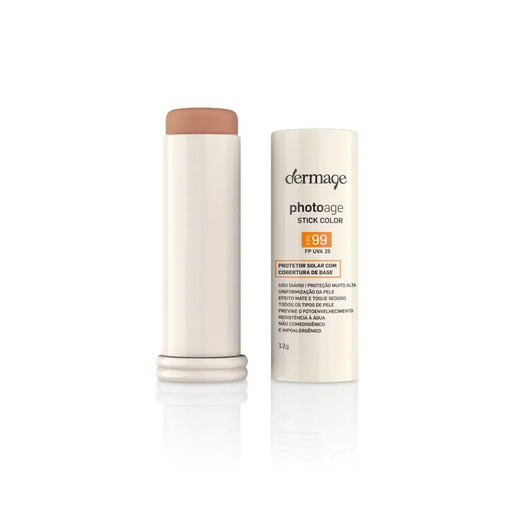 Photoage Dermage Stick Color Fps 99 – Cor e – Médio Intense