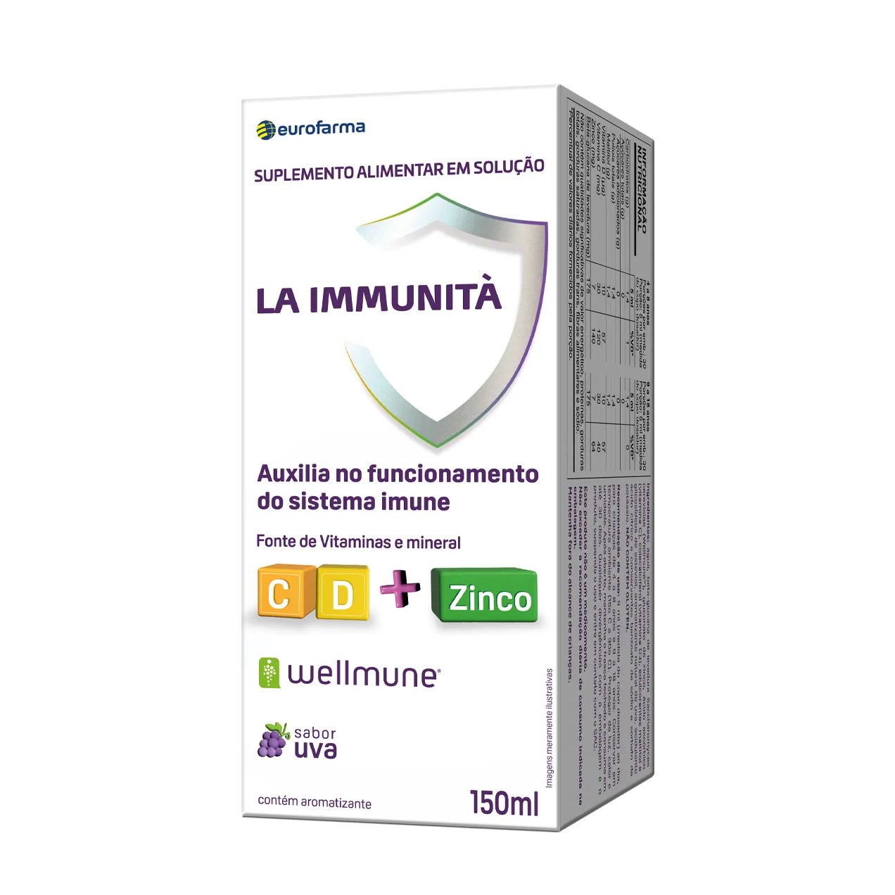 Polivitamínico La Immunità Tripla Ação frasco 150ml