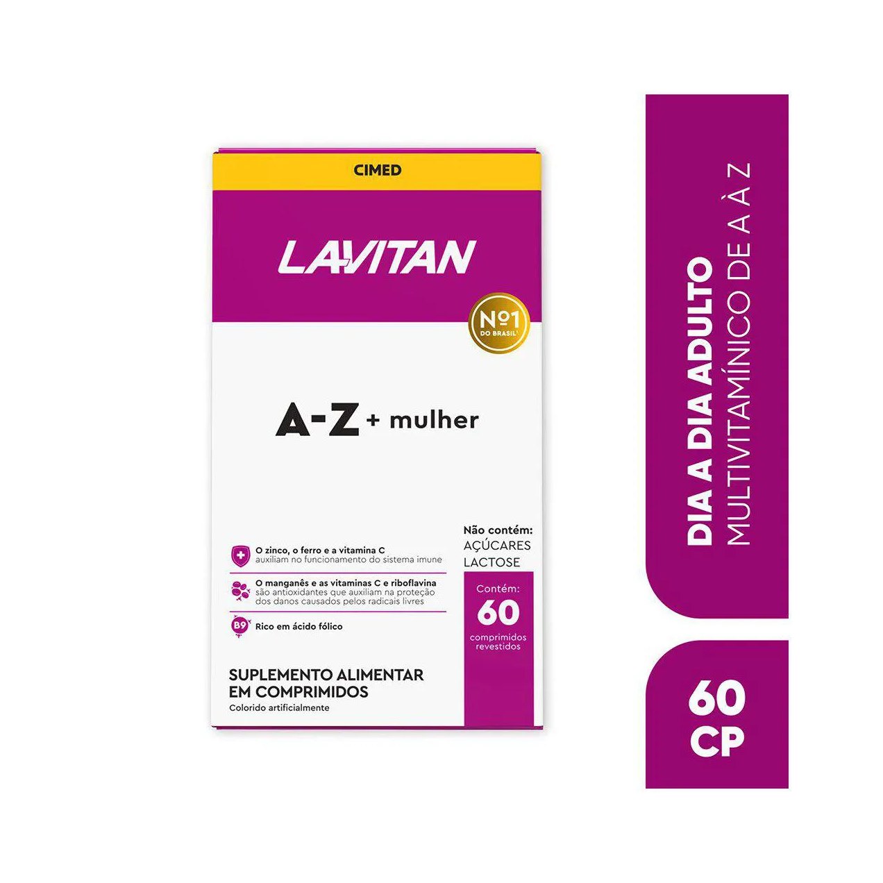 Polivitamínico Lavitan A-Z Mulher 60 Comprimidos