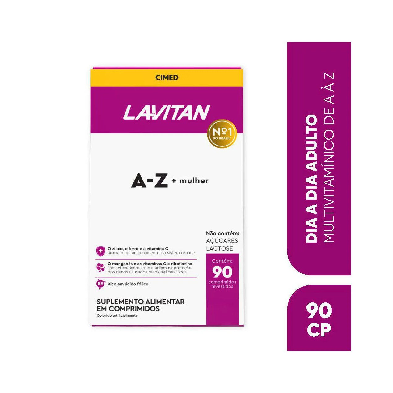 Polivitamínico Lavitan A-Z +Mulher 90 comprimidos