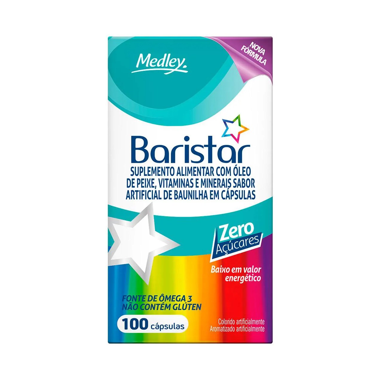 Polivitamínico Medley Baristar 100 cápsulas
