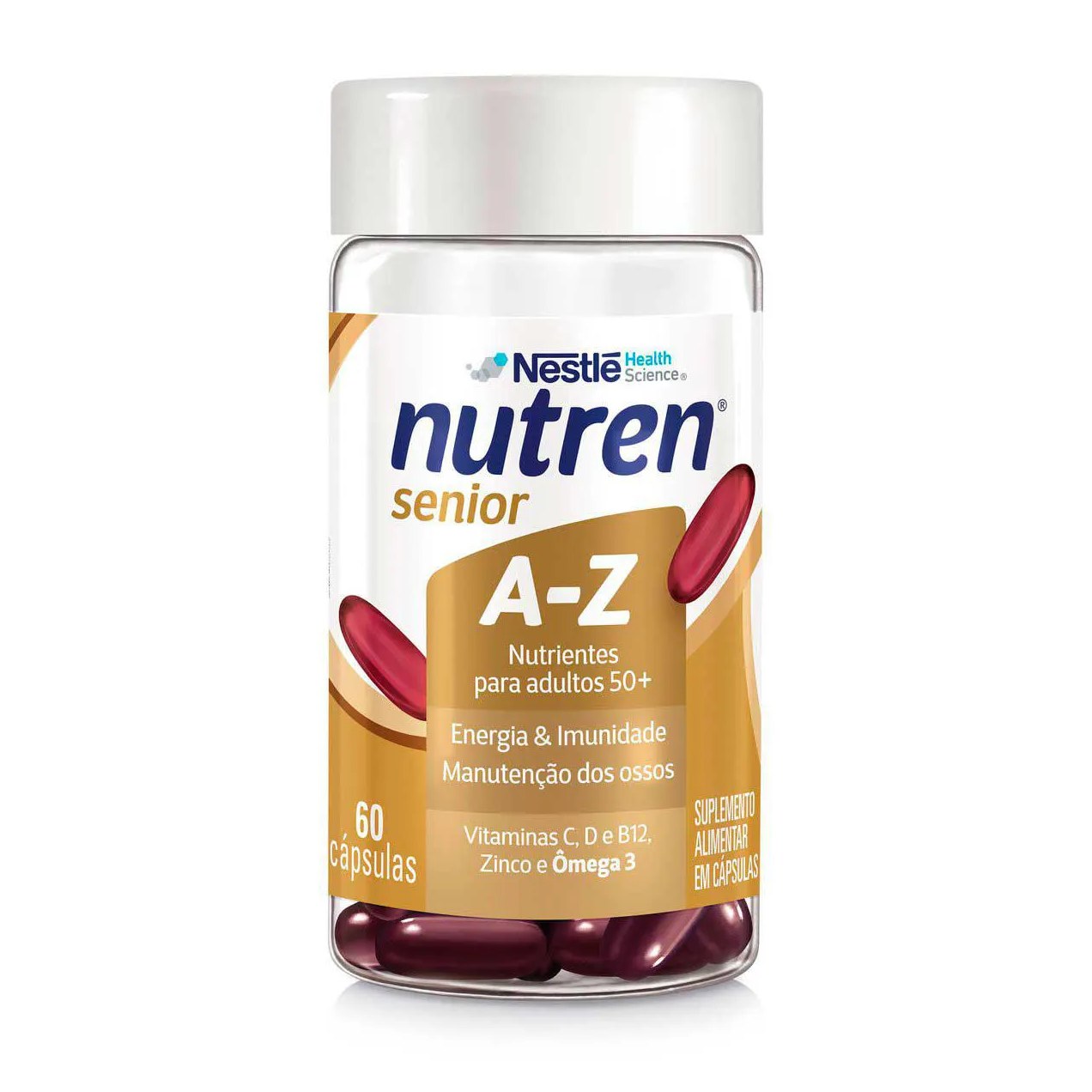 Polivitamínico Nutren Senior A-Z 60 cápsulas