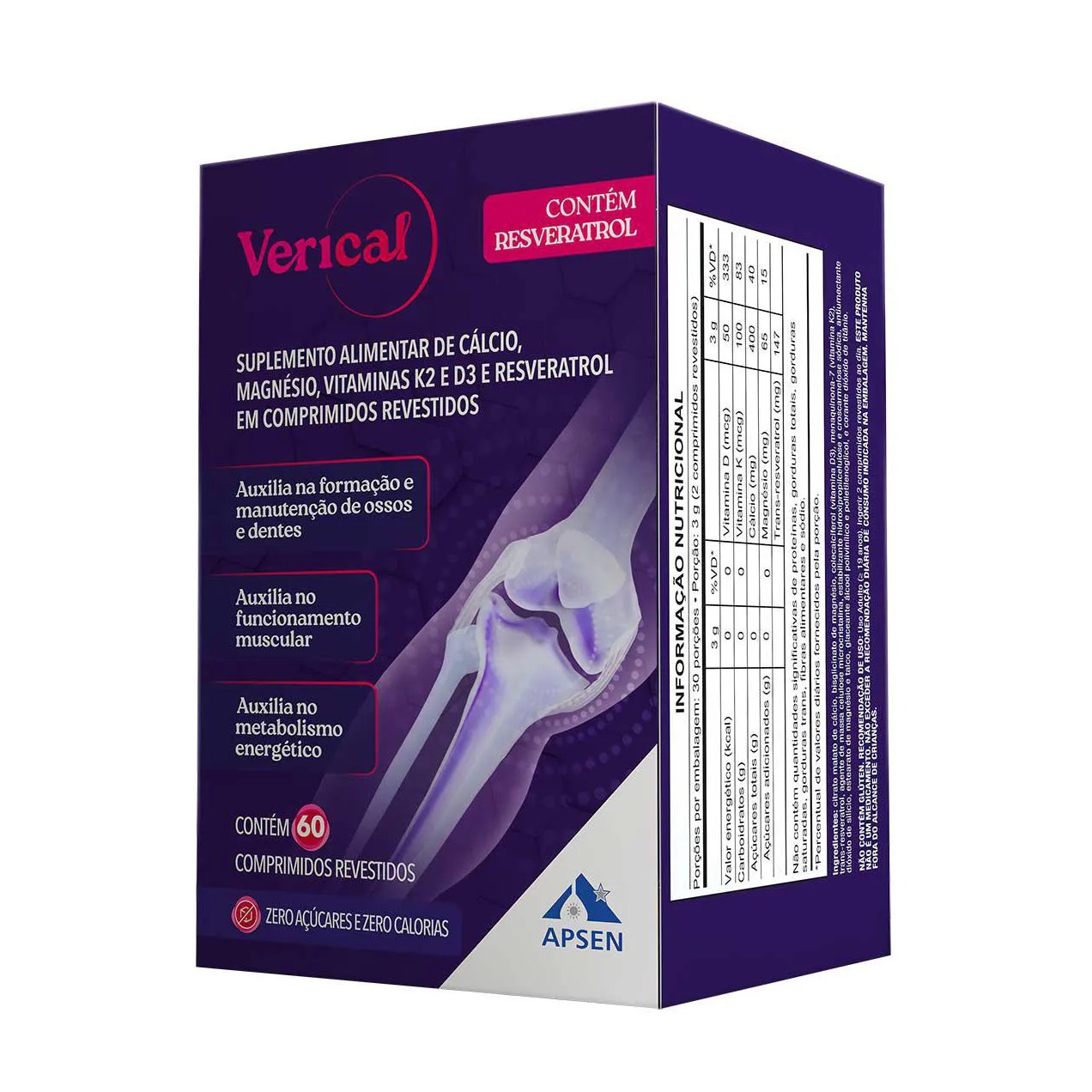 Polivitamínico Verical 60 comprimidos