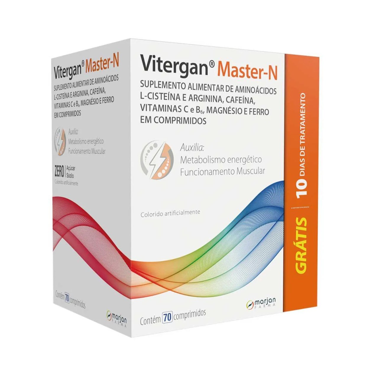 Polivitamínico Vitergan Master N 70 comprimidos
