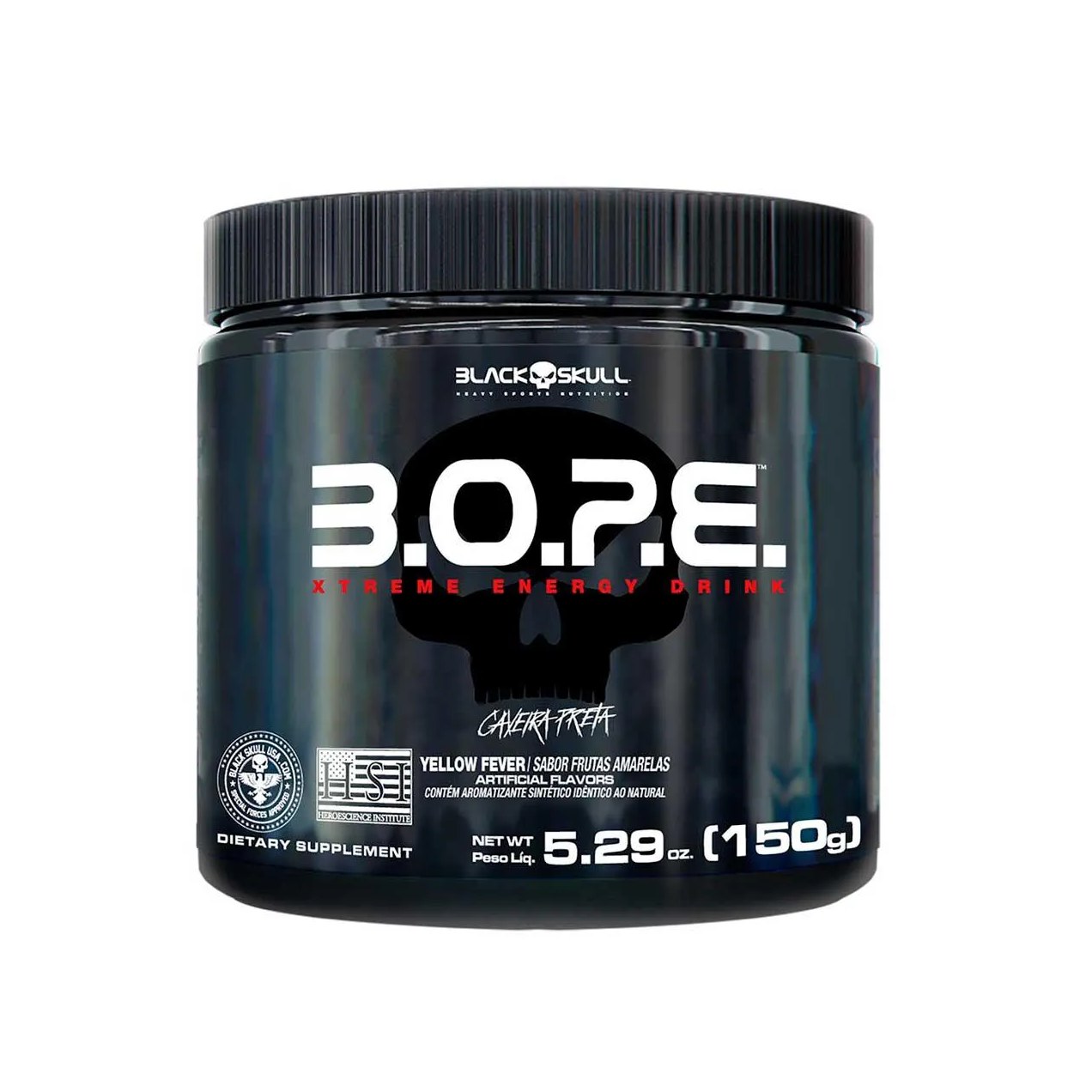 Pré-Treino Black Skull B.O.P.E Frutas Amarelas 150g