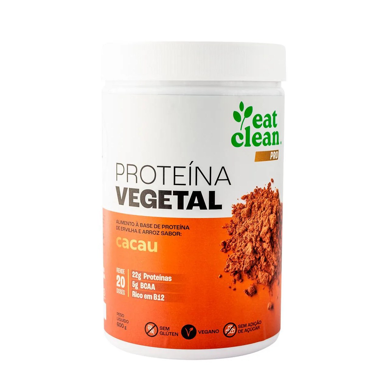 Proteína Vegetal Eat Clean Pro Cacau 600g