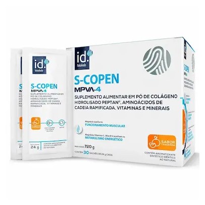 S-Copen MPVA-4 Sabor Tangerina – 30 sachês de 24g cada