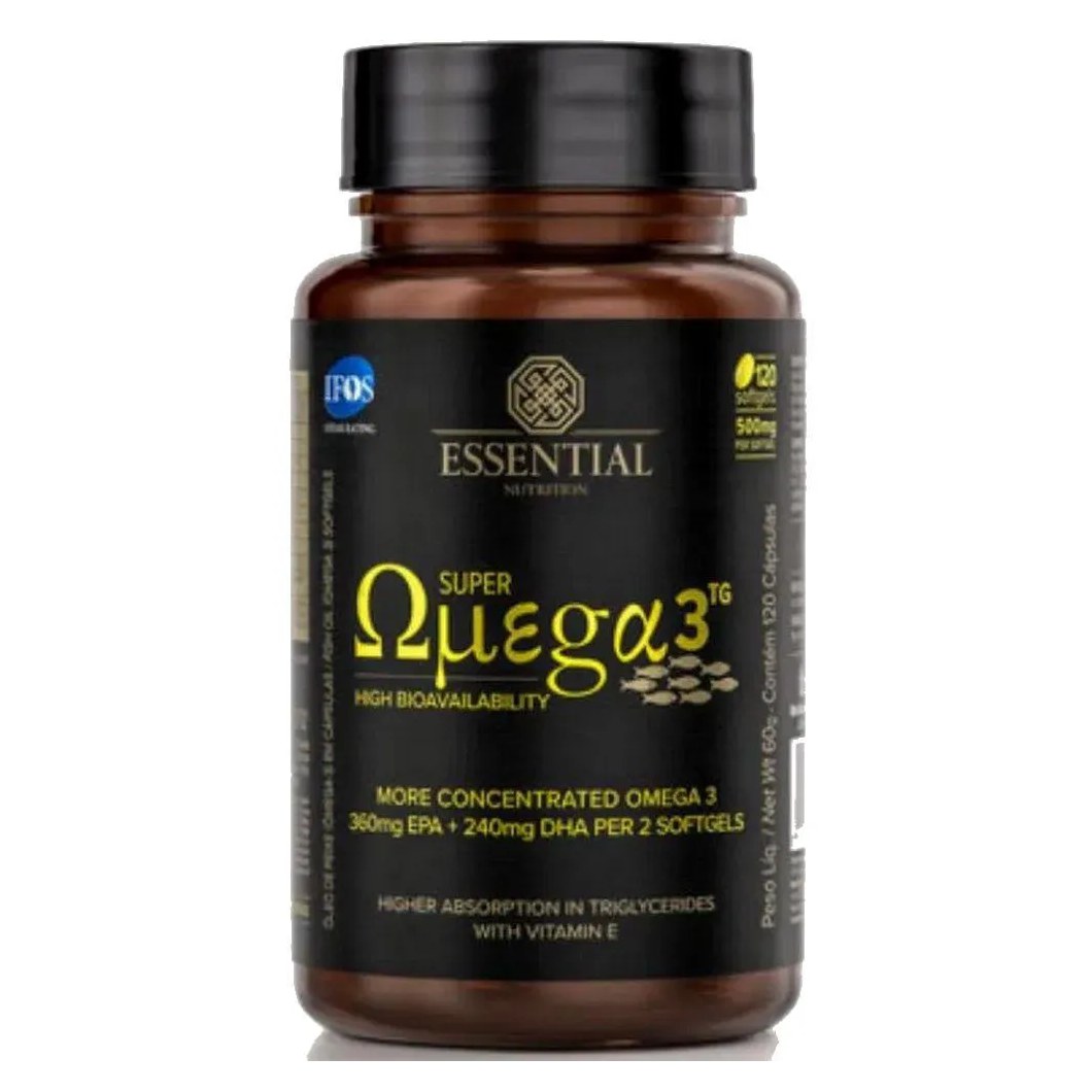 Super Omega 3 Tg 500mg – 120 Capsulas – Essential Nutrition