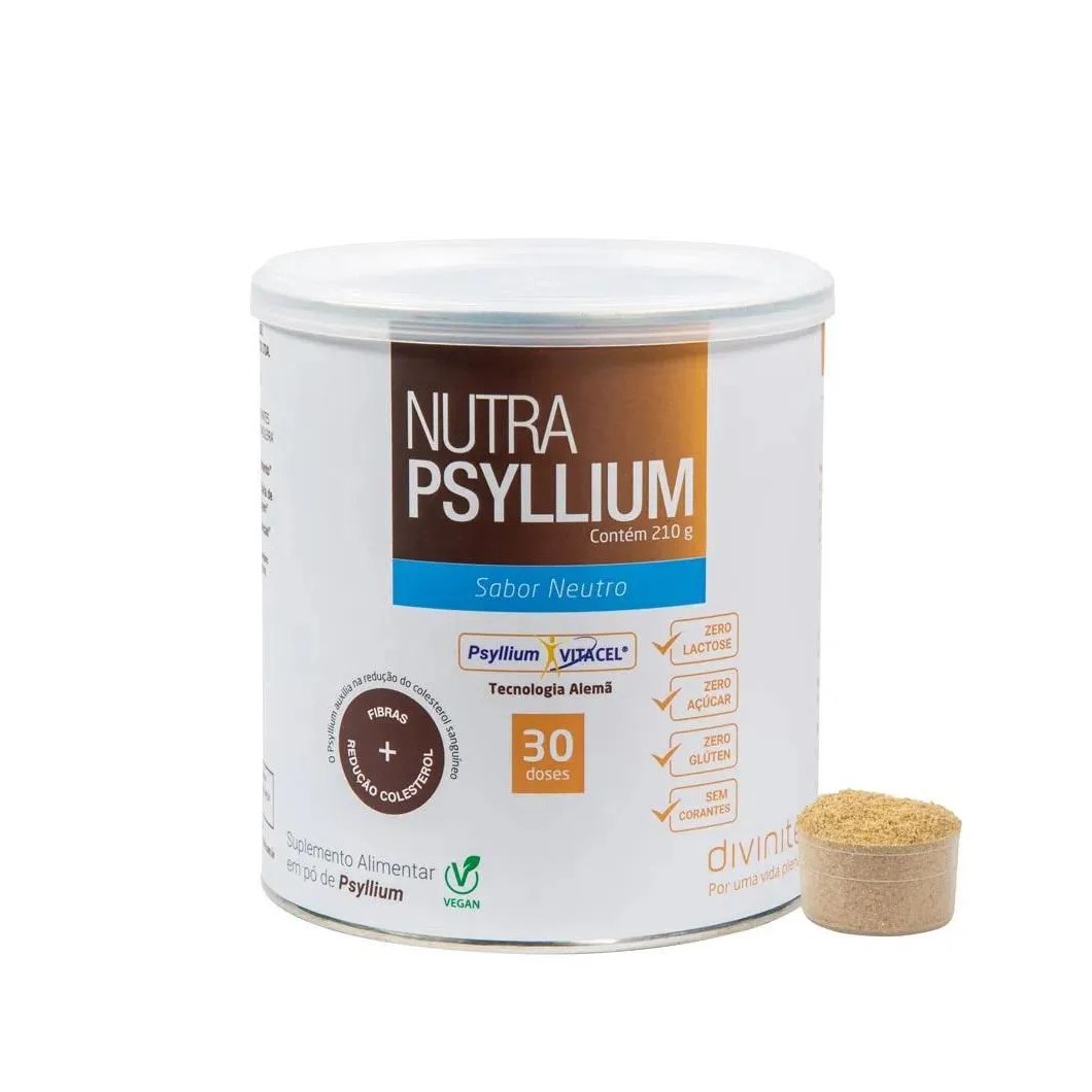 Suplemento Alimentar Nutrapsyllium Neutro 210g – Divinitè