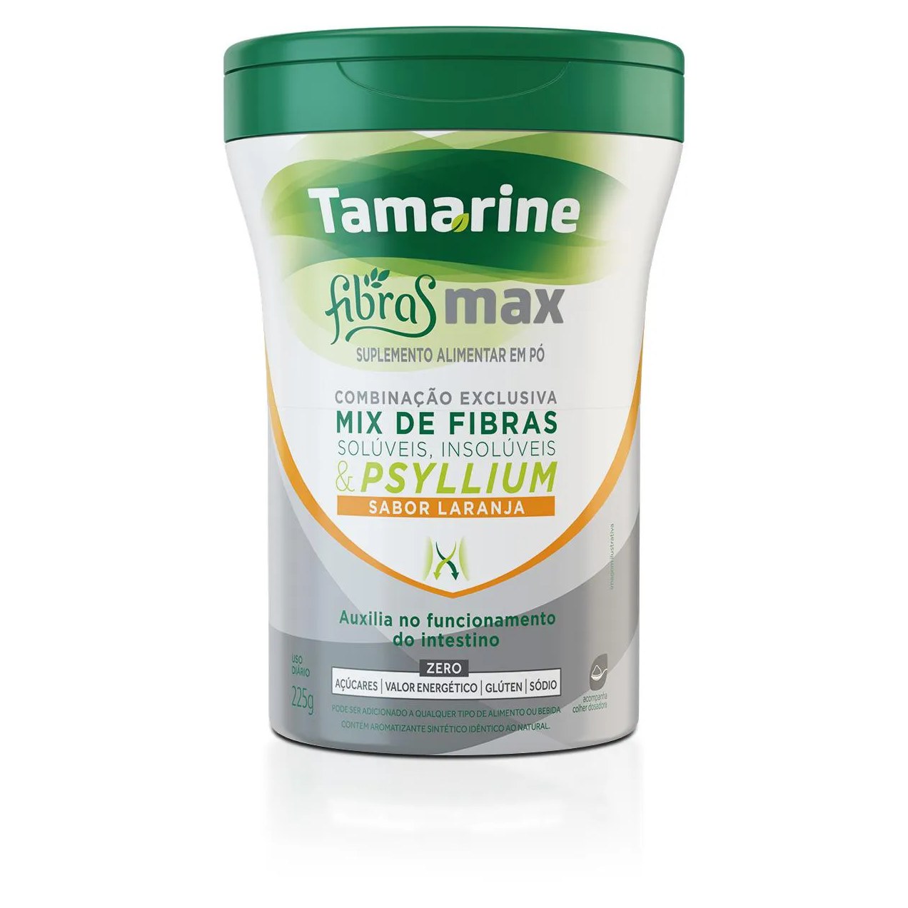 Tamarine Fibras Max em Pó Laranja Zero 225g
