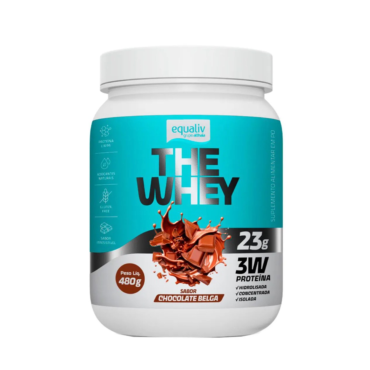The Whey Equaliv Chocolate Belga 480g