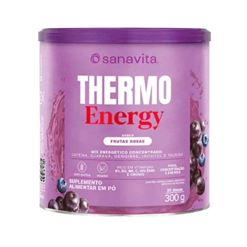 Thermo Energy 300g – Sanavita Frutas Roxas