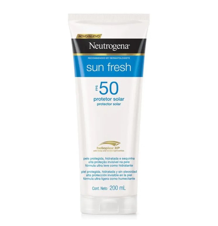 Protetor Solar Neutrogena Sun Fresh FPS 50 200ml