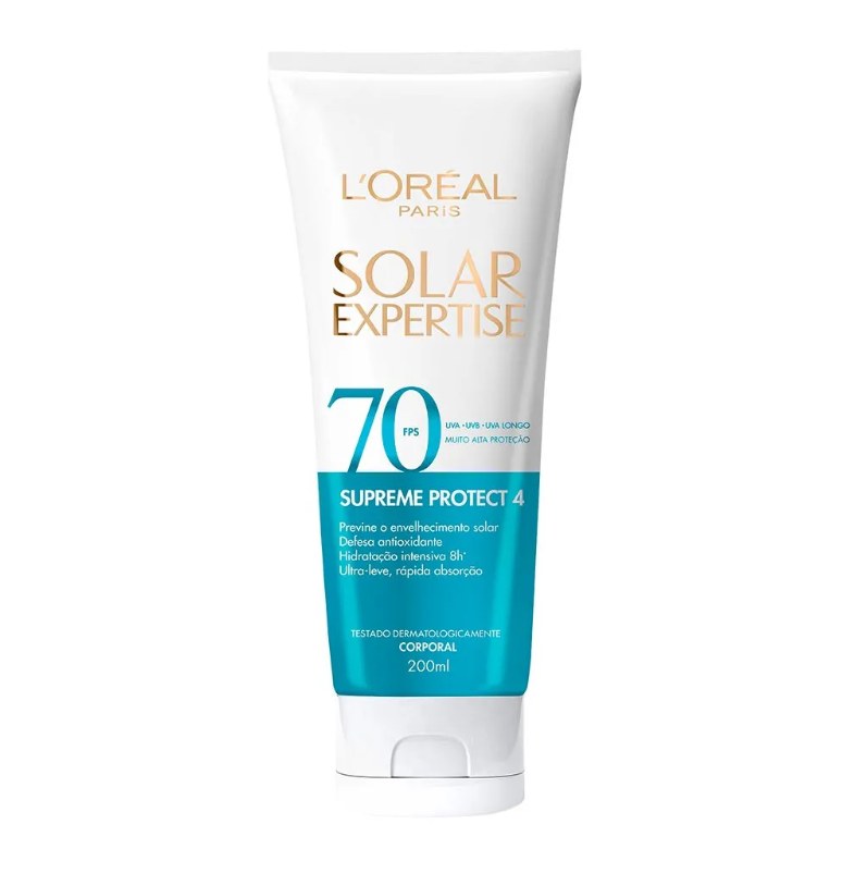 Protetor Solar Corporal L’Oréal Paris Solar Expertise Supreme Protect 4 FPS70 200ml