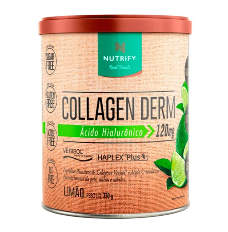 Colágeno Collagen Derm Nutrify sabor Limão 330g