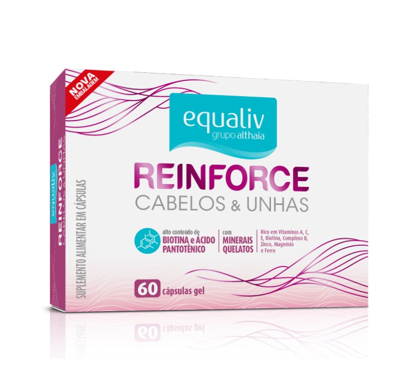 Suplemento Alimentar Equaliv Reinforce Cabelos E Unhas 60 cápsulas
