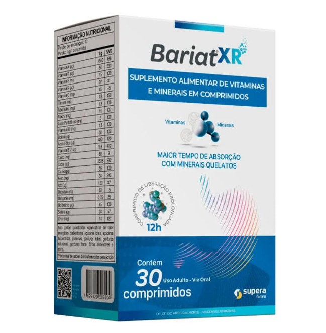 Suplemento Alimentar Bariat Xr 30 Comprimidos