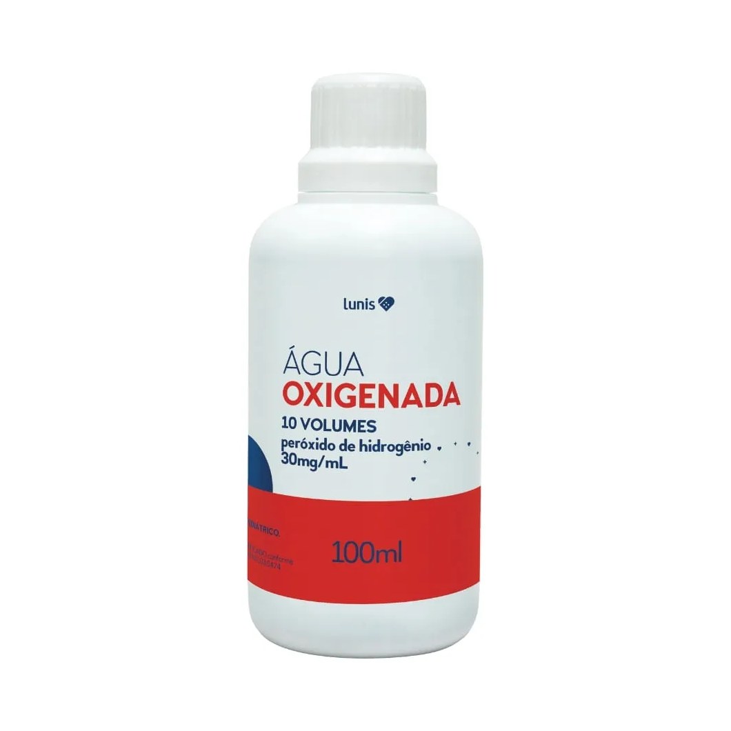 Água Oxigenada Lunis 10 Volumes 100ml