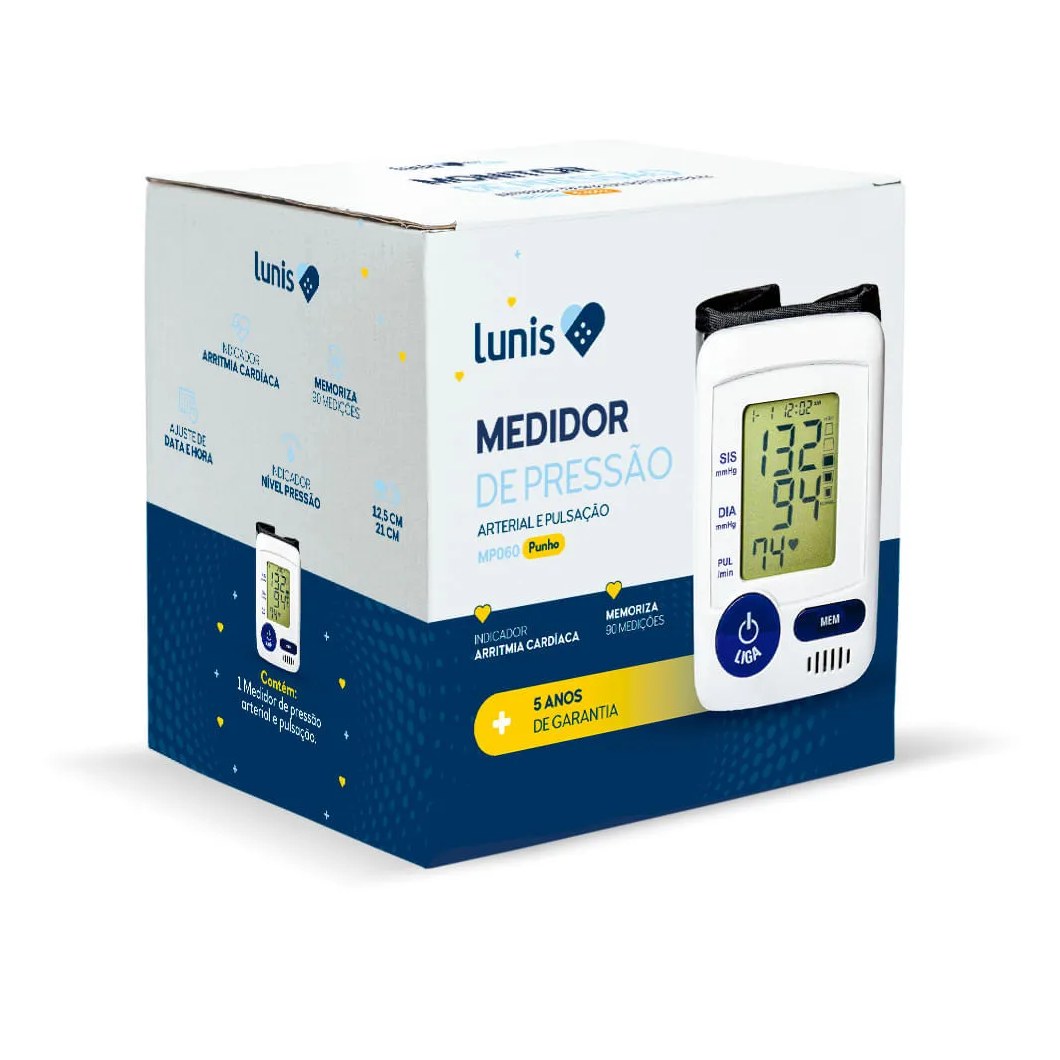 Aparelho De Pressao Lunis Digital De Pulso