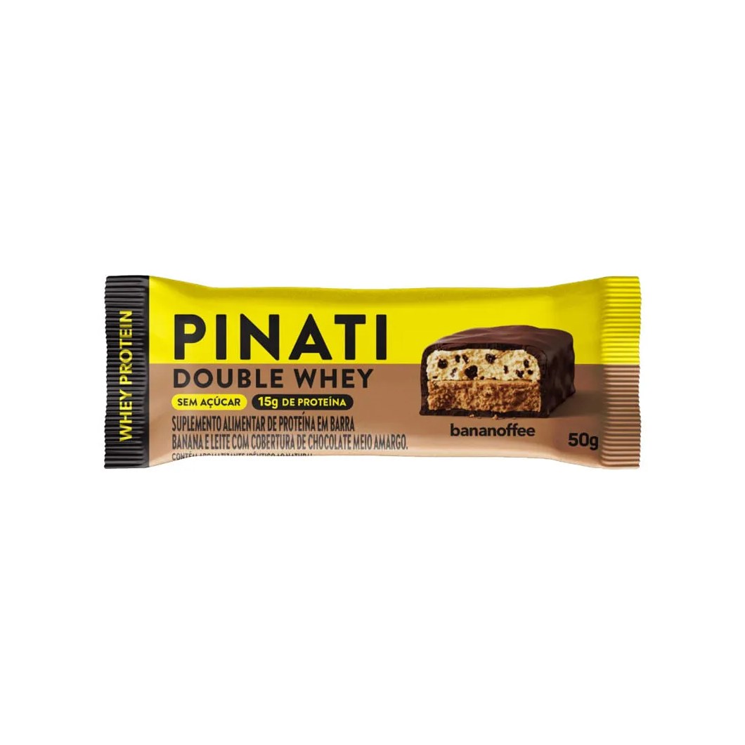 Barra Pinati Double Whey Bananoffee 50gr
