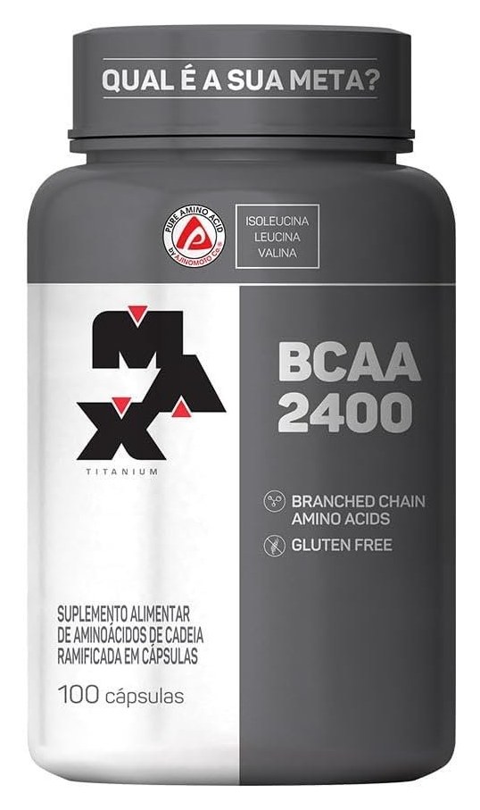BCAA 2400-100 Cápsulas – Max Titanium, Max Titanium