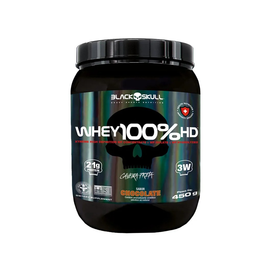 Black Whey 100% Hd 450gr Chocolate
