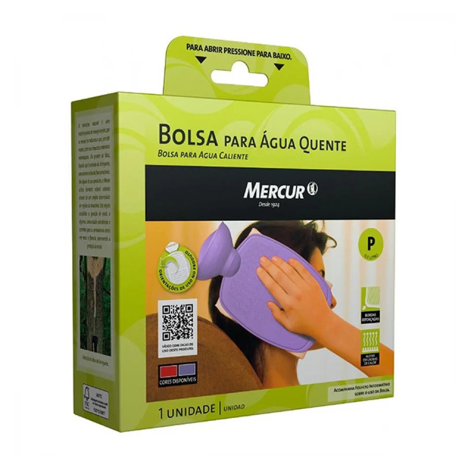 Bolsa Para Água Quente Mercur Lilás Pequena 500ml