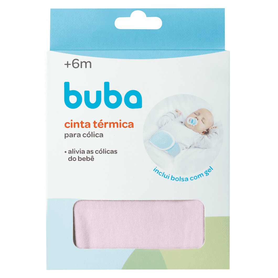 Cinta Termica Para Colica Buba Com 1 Rosa