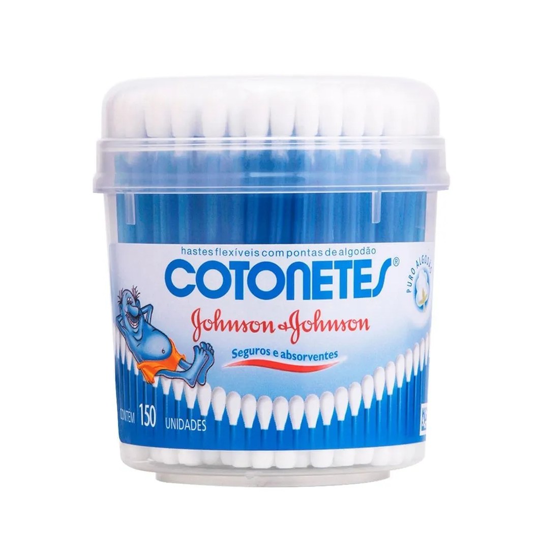Cotonetes Johnsons Pote Com 150 Unidades