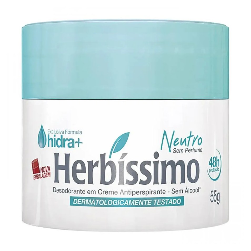 Creme Desodorante Herbíssimo Neutro 55g