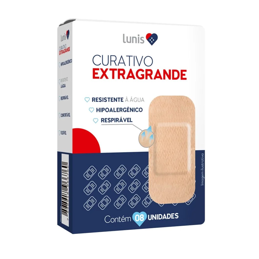 Curativo Lunis Extragrande 8 Unidades