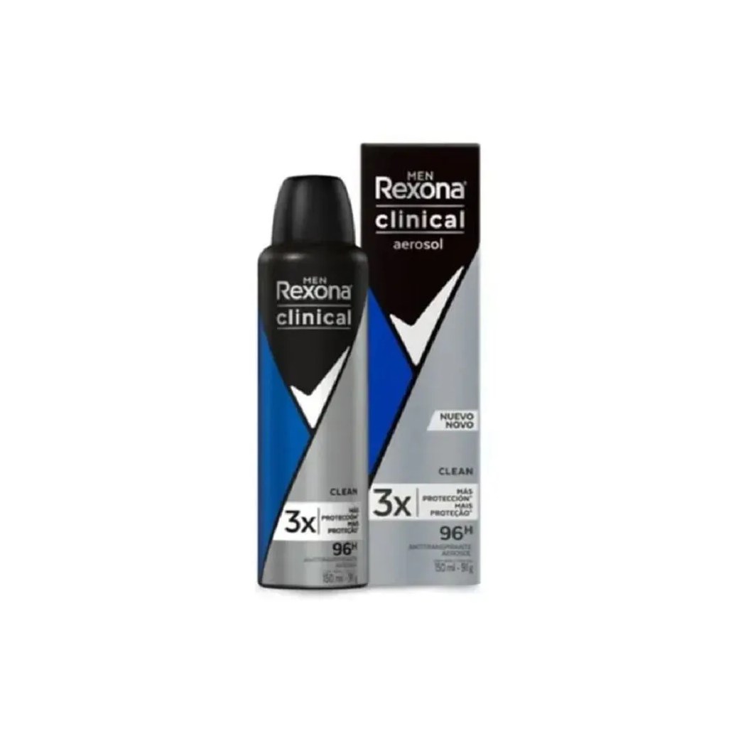 Desodorante Masculino Rexona Clinical Clean 150ml