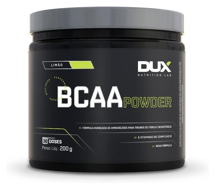 Dux Nutrition Bcaa Powder Limão – Pote 200 G