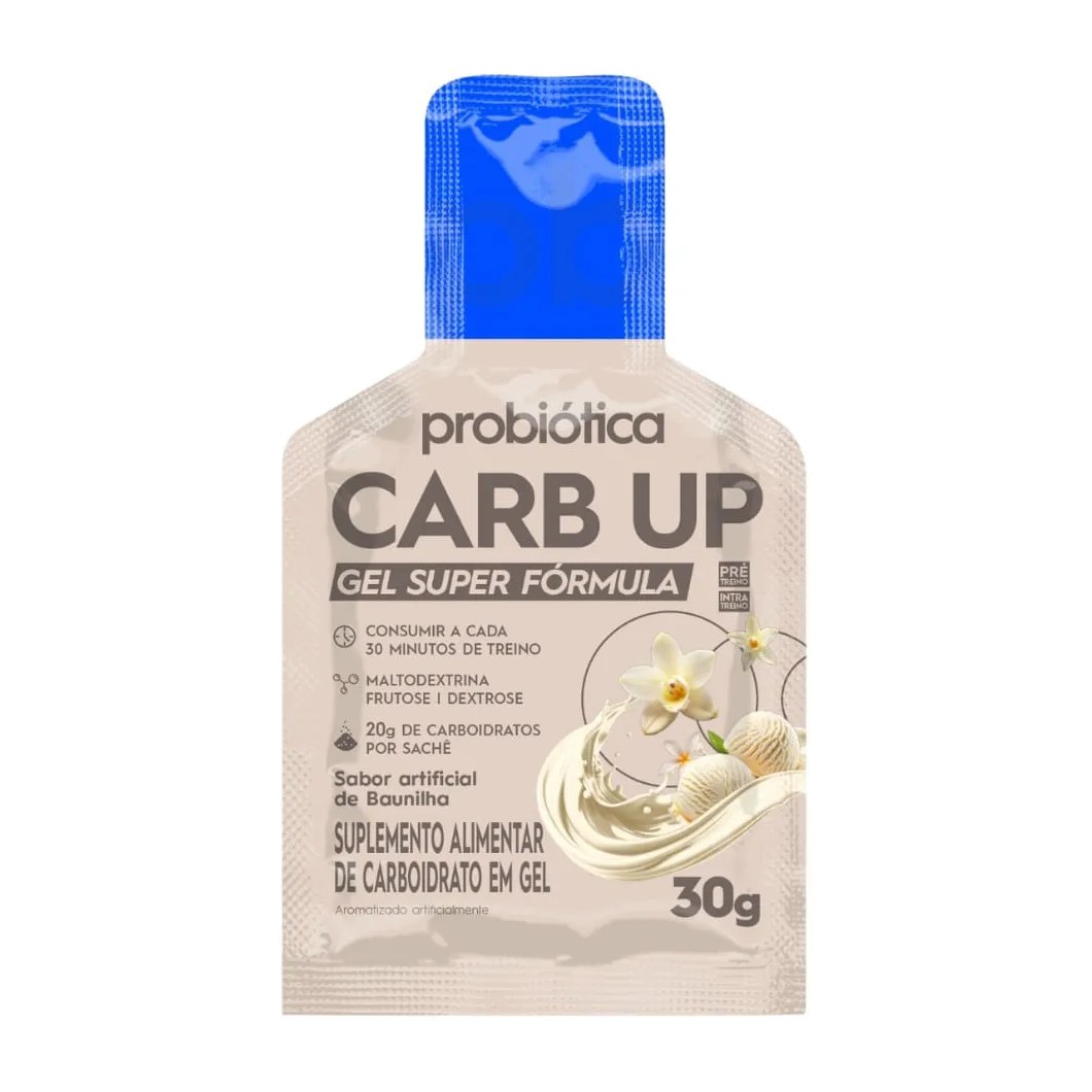 Energético Probiótica Carb-up Gel Baunilha 30g