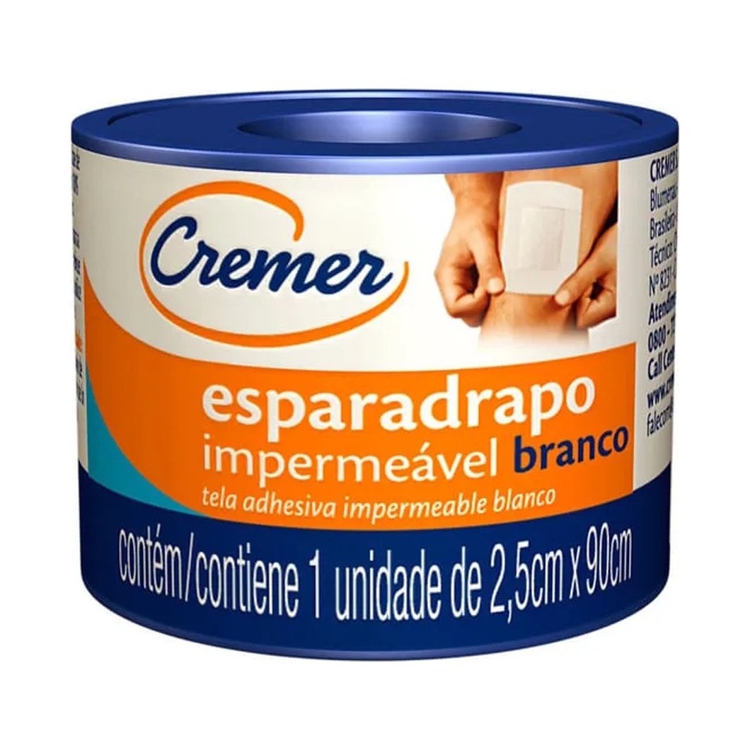 Esparadrapo Cremer 2,5cmx0,9m Branco
