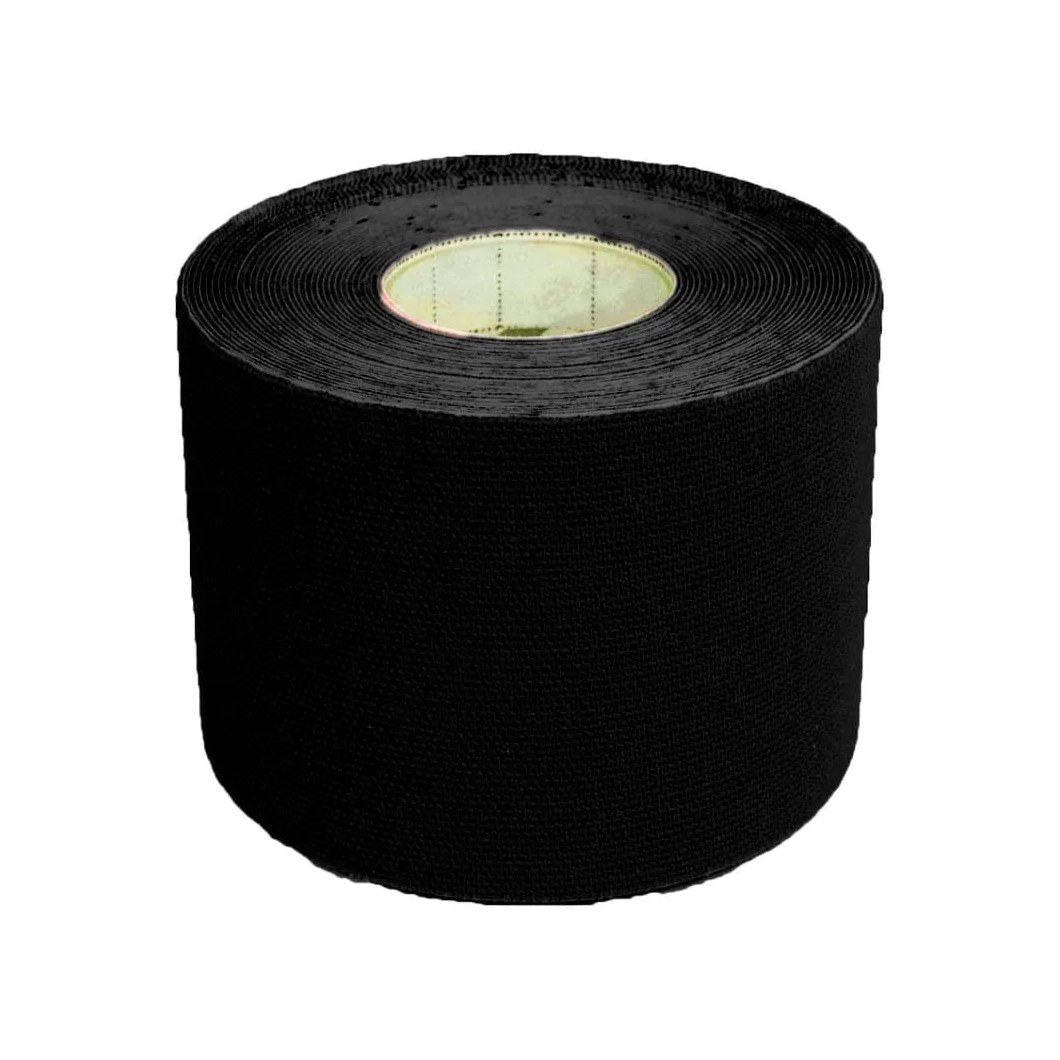 Fita Kinesio Multilaser Muscle Fix 5cmx5m Preto