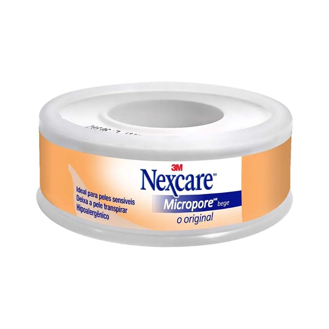 Fita Micropore 3m Nexcare Bege 12mmx4,5m